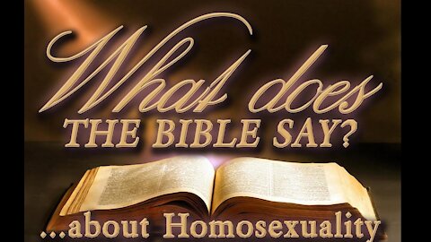 What the Bible teaches about homosexuality and transgenderism