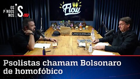 PSOL inicia ofensiva contra entrevista de Bolsonaro ao Flow Podcast