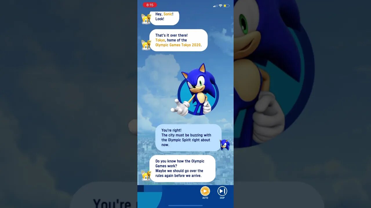 Sonic at the Olympic Games Tokyo 2020 Intro Cinematic