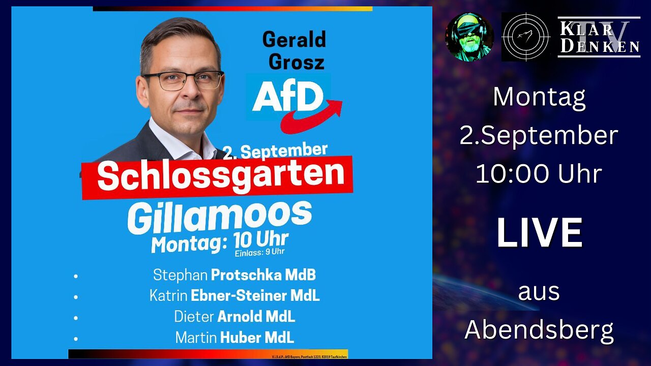 🔵💥LIVE | Politischer Frühschoppen, Gillamoos 2024💥🔵