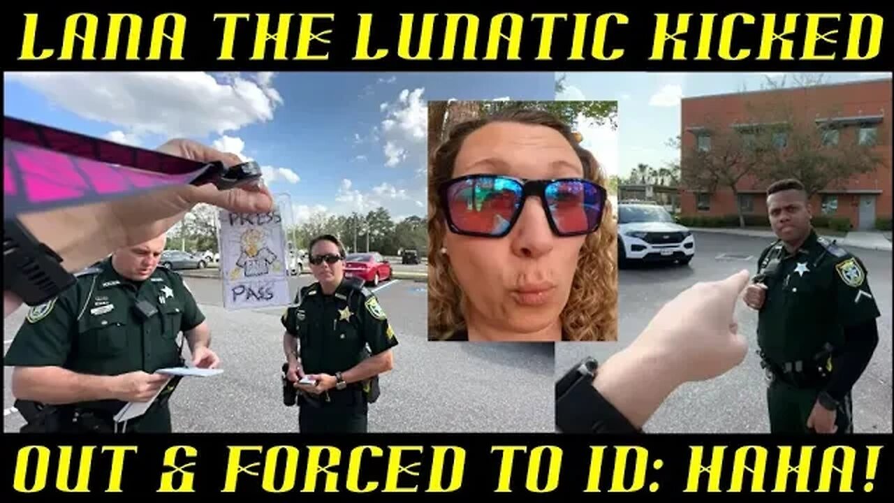 Frauditor Lana the Lunatic Kicked Out & Forced to Identify: HAHAHA!