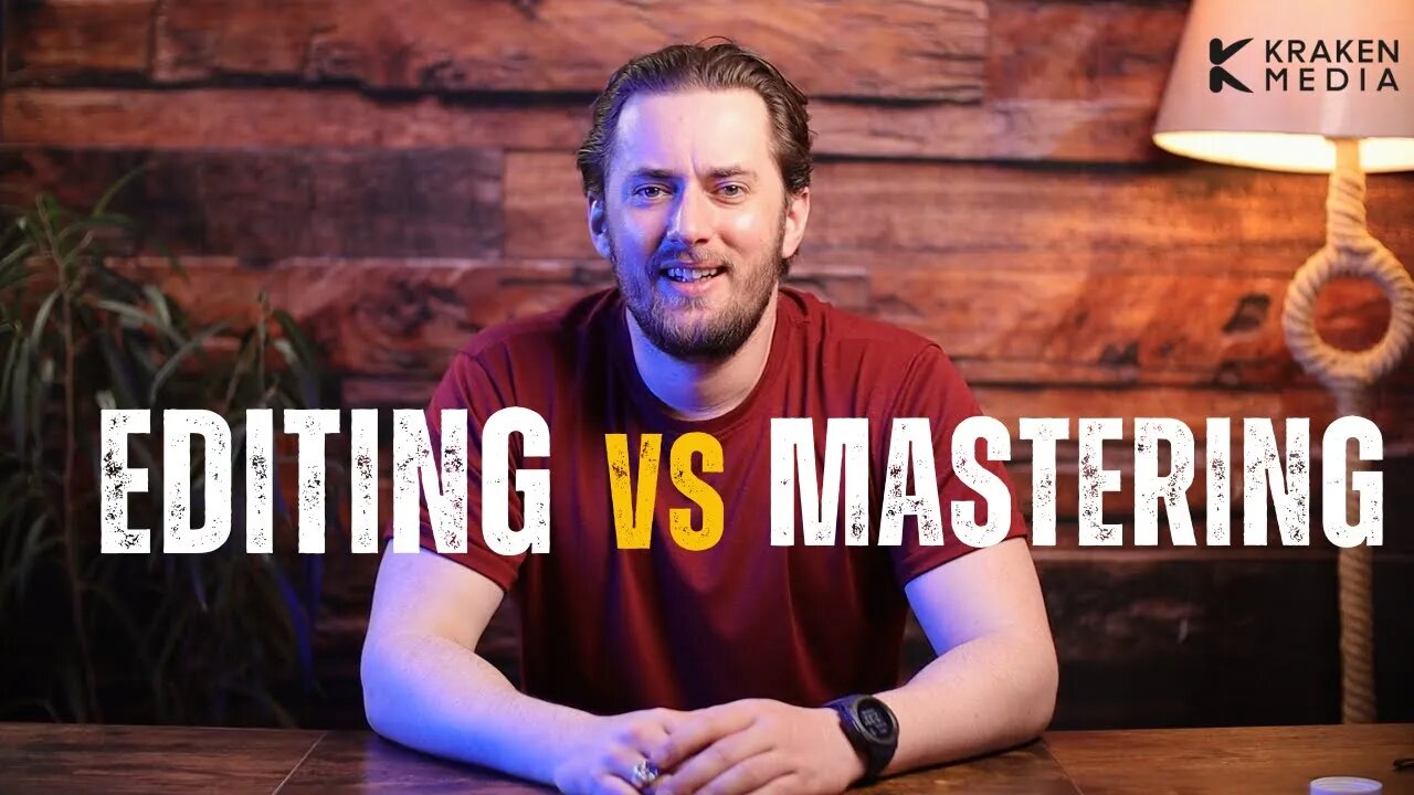What is the difference between Audio EDITING and MASTERING