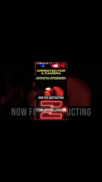 ARREST FOR A CAMERA. TRIAL DATE OCT 16, 2023. @PressWithRancor