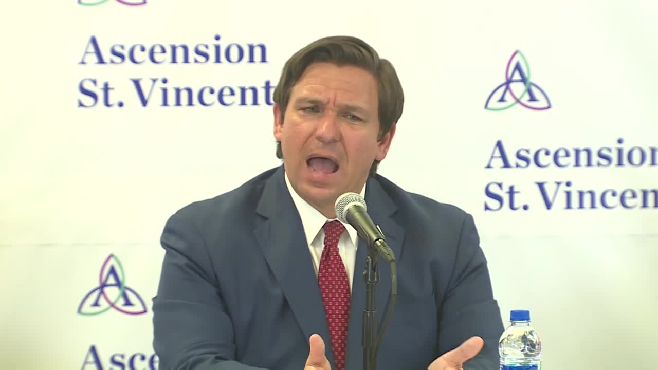 DeSantis 'would probably need a little bit more information' before reopening movie theaters