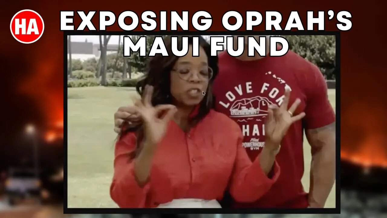 EXPOSING OPRAH'S "PEOPLE'S FUND of MAUI"!!!