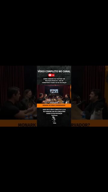 MONARK CONSERVADOR? #shorts #conservador #conservadora #conservadores #conservadorismo #monark