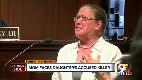 Murder victim's mother in tears on the stand