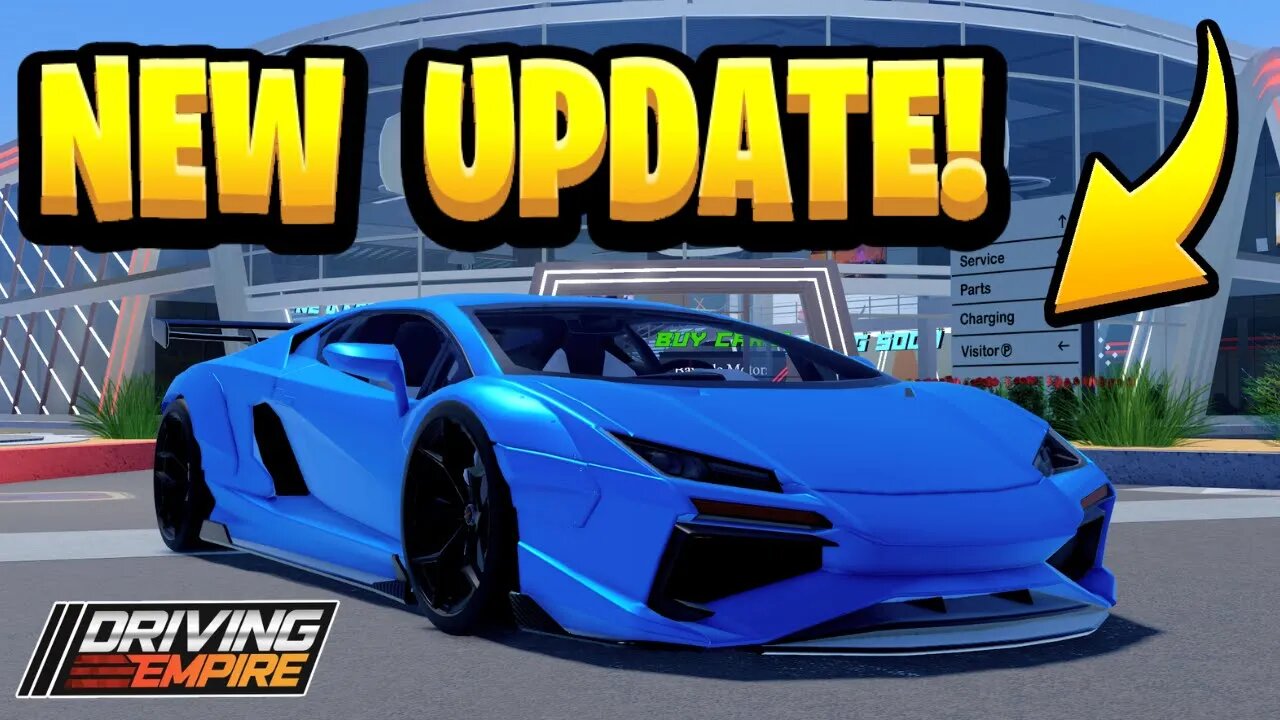 NEW Dealership + Update in ROBLOX Driving Empire!