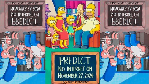 Simpson's Episode Predicts Internet Outage On Nov 27 2024 - Predictive Programming?