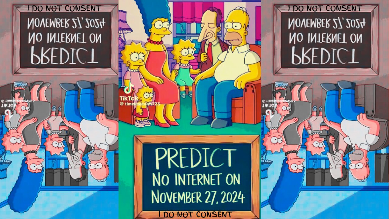 Simpson's Episode Predicts Internet Outage On Nov 27 2024 - Predictive Programming?