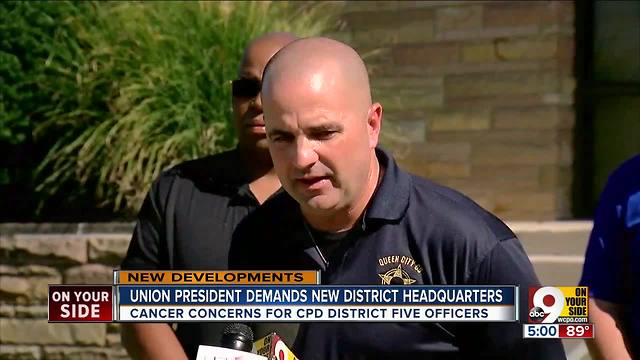 Police union president demands new district headquarters