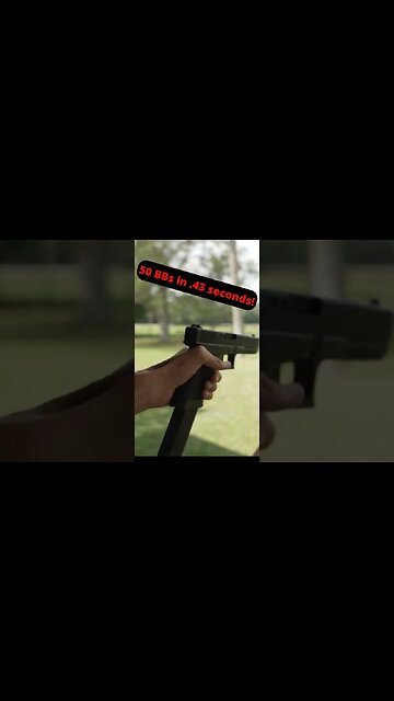 110 Rounds Per Second Airsoft Pistol!!