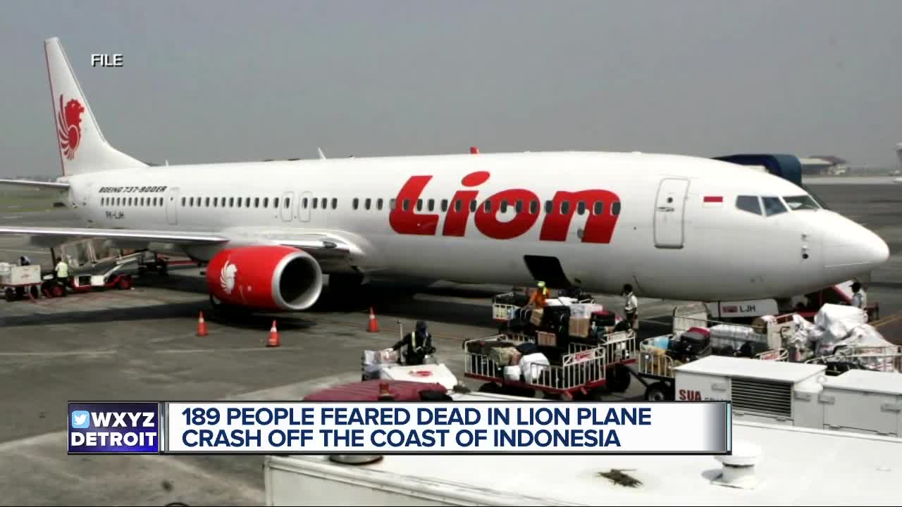 189 feared dead in Lion plane crash off coast of Indonesia