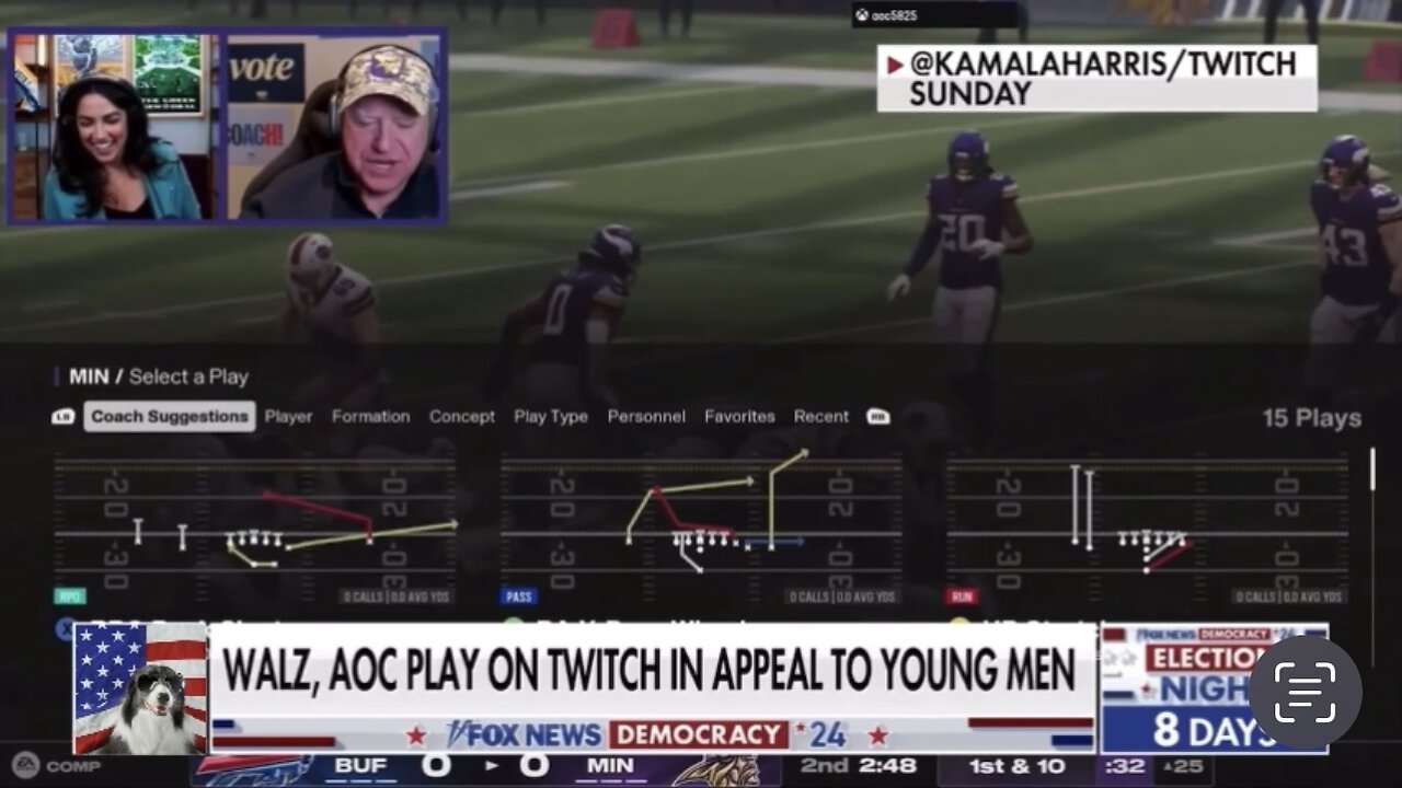 AOC, Tim Walz mocked for ‘awkward’ appeal to male voters (10/28/24)
