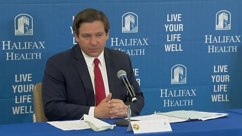 Gov. DeSantis speaks in Daytona Beach on Sunday, May 3, 2020