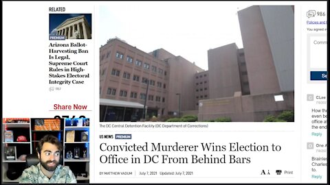 INSANITY! Convicted Murderer Wins Election In DC From Behind Bars!