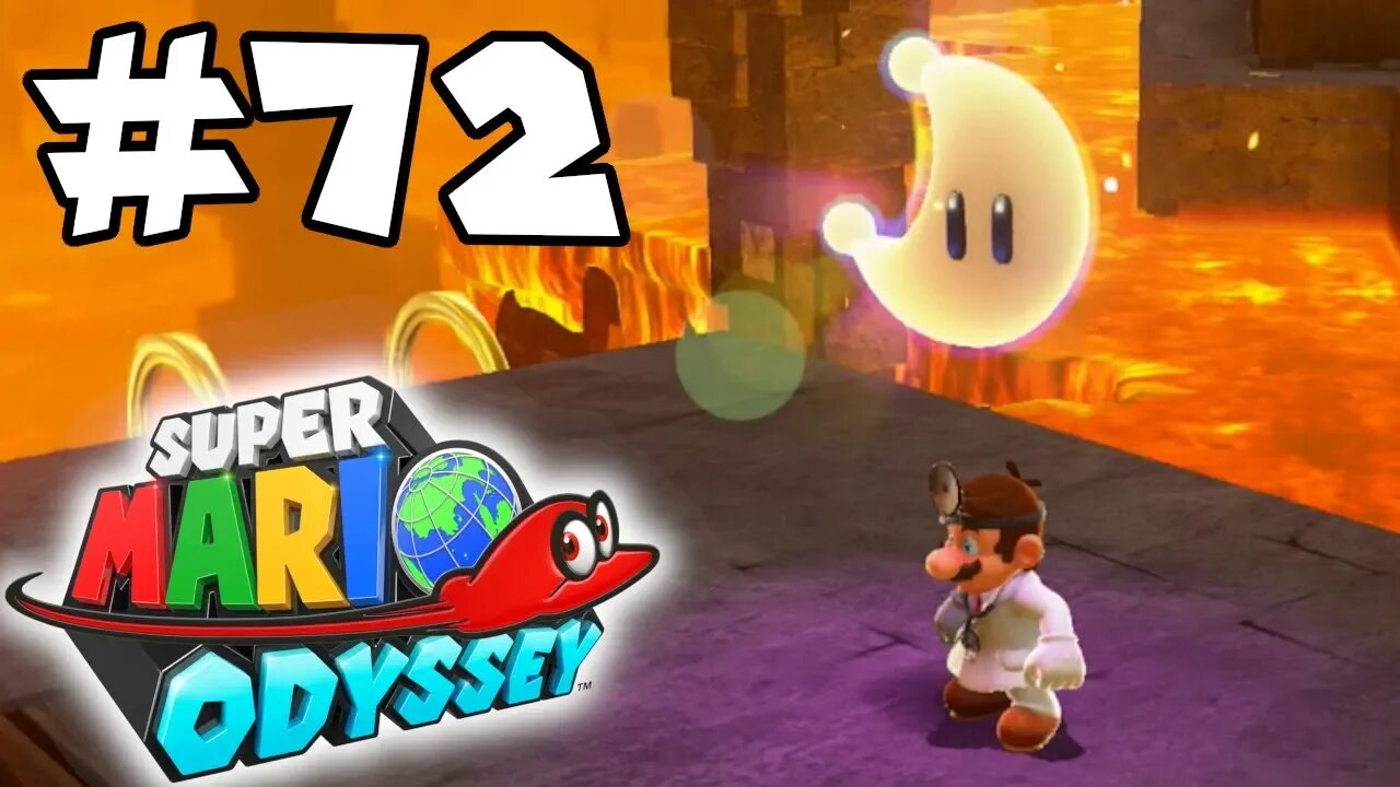 Super Mario Odyssey 100% Walkthrough Part 72: De-Mooning the Moon