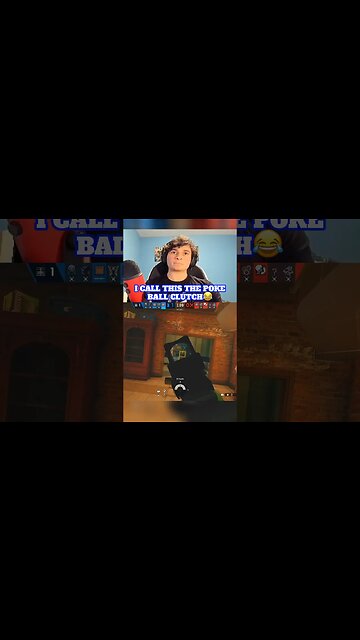 I Call This The Poke Ball Clutch‼️😂 | #shorts #rainbowsixsiege #gaming #funny