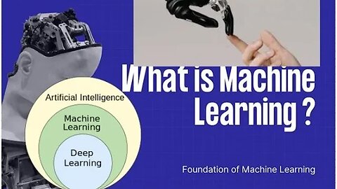 Foundation of Machine Learning (ML) | classification | regression | AI |Deep learning