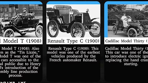 THE 10 OLDEST CARS IN HISTORY