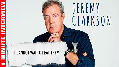 Jeremy Clarkson one minute interview #jeremyclarkson #clarksonsfarm #clarkson 