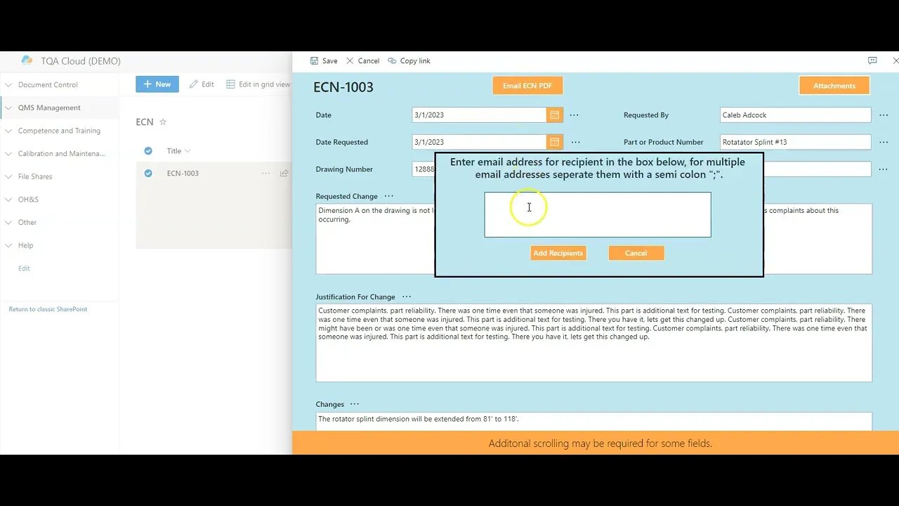 Enhanced Engineering Change Collaboration: Clouds' Customizable PDFs for Clear Communication