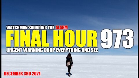 FINAL HOUR 973 - URGENT WARNING DROP EVERYTHING AND SEE - WATCHMAN SOUNDING THE ALARM