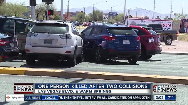 1 killed in multi-vehicle crash on April 12