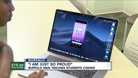 Buffalo man teaches students from low performing schools how to code