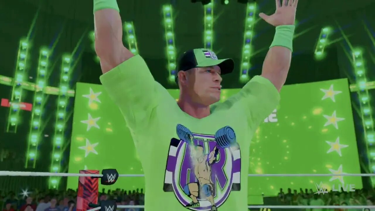 WWE2K23 John Cena 18 Entrance