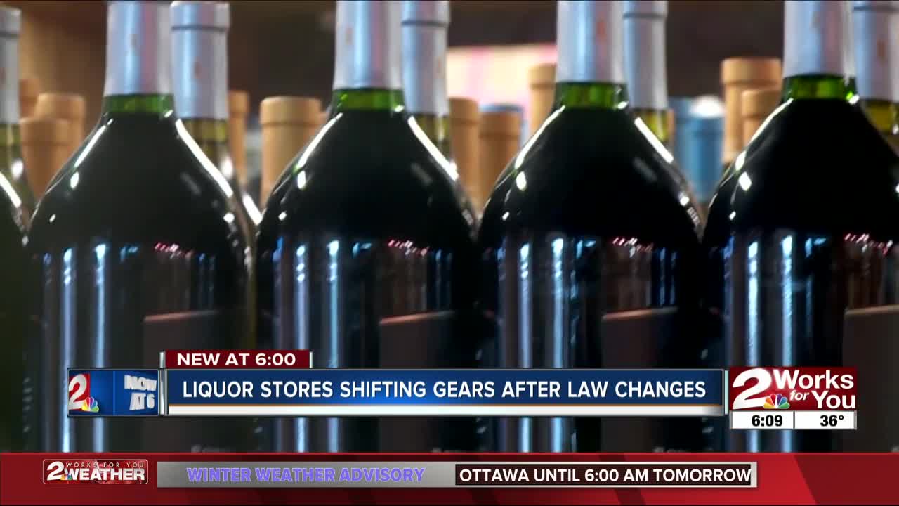 Liquor stores shifting gears after law changes