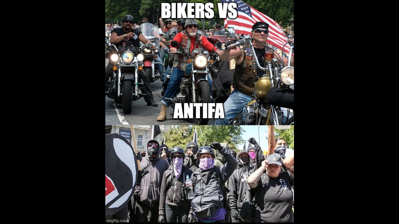 Is ANTIFA about to declare war on the BIKER 1%ERS?Explosion about to hit the street?