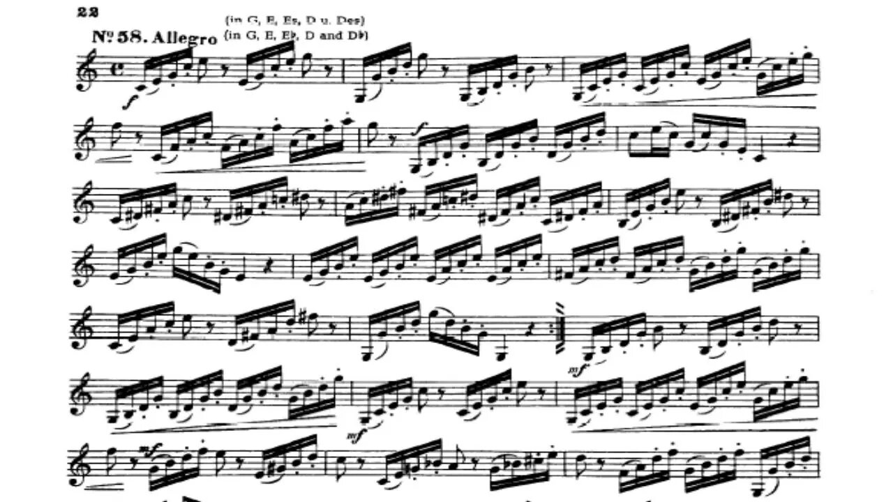 Kopprasch 60 Studies for Trumpet - 57