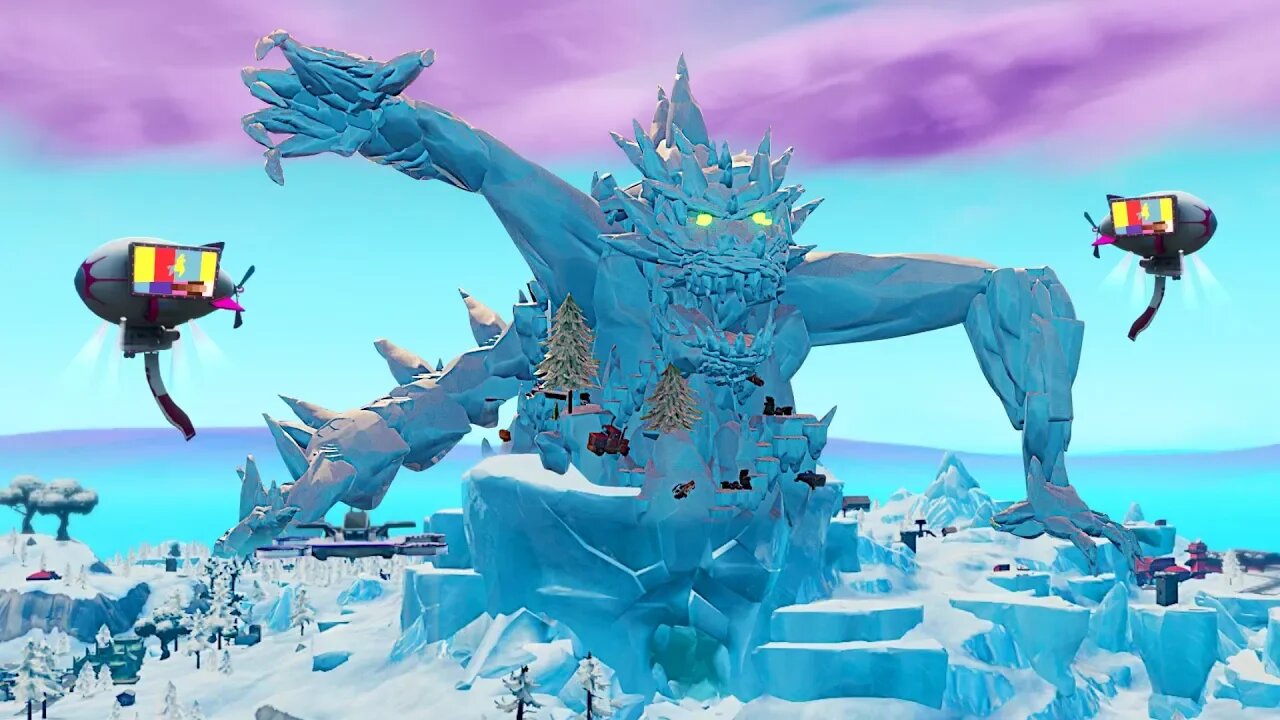 *NEW* POLAR PEAK "GIANT MONSTER" REVEALED! FORTNITE SEASON 9 LIVE EVENT - ALL DETAILS, LEAKS & INFO!