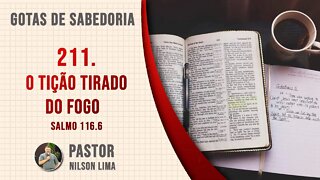 🔴 211. O tição tirado do fogo - Salmo 116.6 - Pr. Nilson Lima #DEVOCIONAL