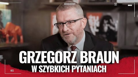 Grzegorz Braun u Żurnalisty - Szybkie pytania (21.12.2024)