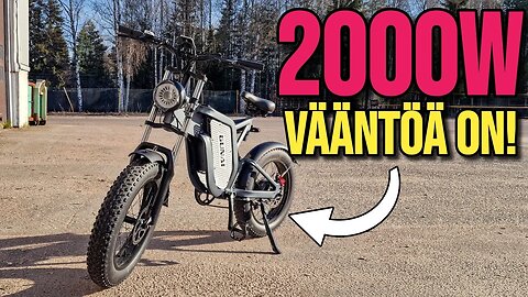 Kruisailua 2000w Ride66 MX25 sähköpolkupyörällä