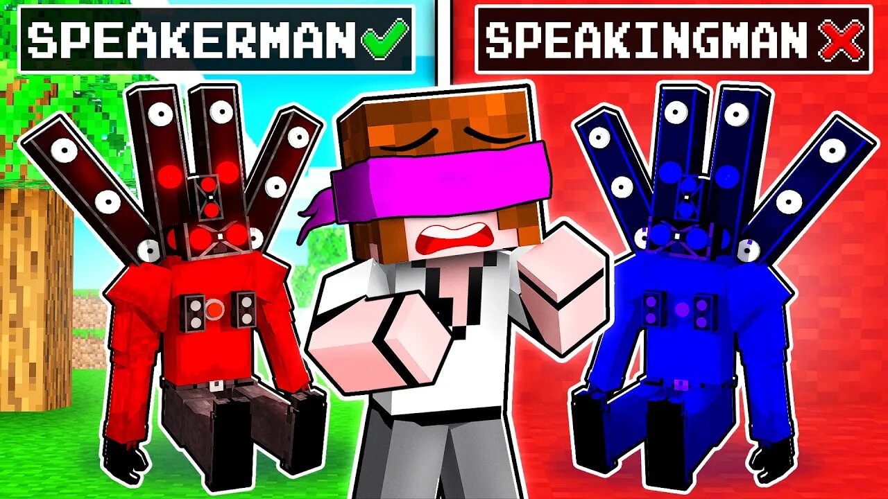 Guess the Correct SPEAKERMAN in Minecraft!