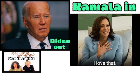 🥺 Biden out and 😁 Kamala in faster than In N Out fast food service| Is this D.E.I promotion?