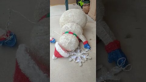 Frosty The Snowman after Happy Hour