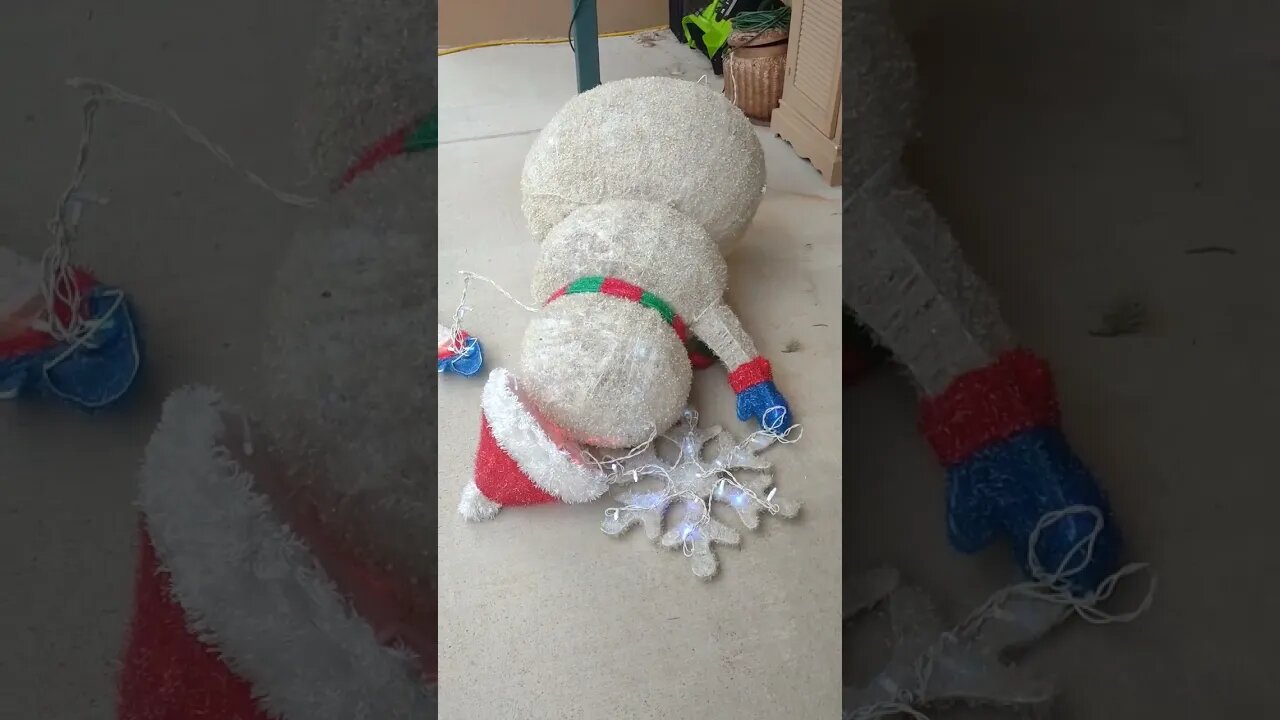 Frosty The Snowman after Happy Hour