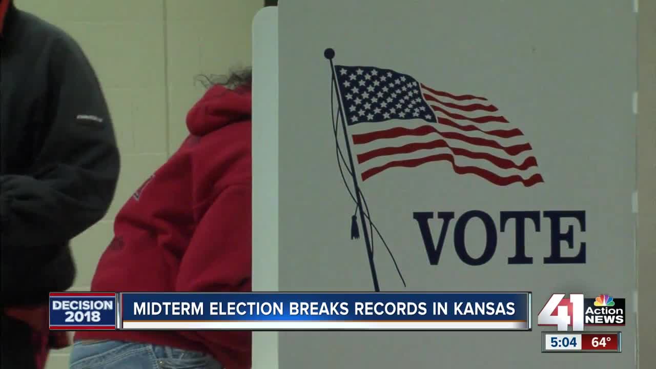 Kansas early voting numbers to surpass last midterm in 2014