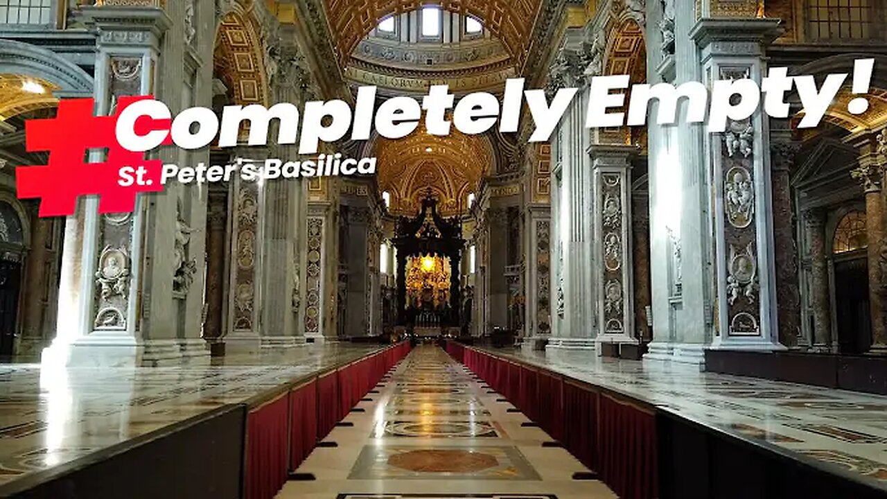 "St. Peter's Basilica & Grottoes Tour - Completely Empty!" (17May2021) The Tour Guy