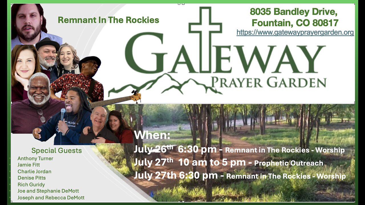 Gateway Garden - Remnant In The Rockies - 7/26 - Night Worship