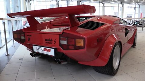 Pure Sound: Lamborghini Countach 5000S - Cold Start, Revs and Quick Tour