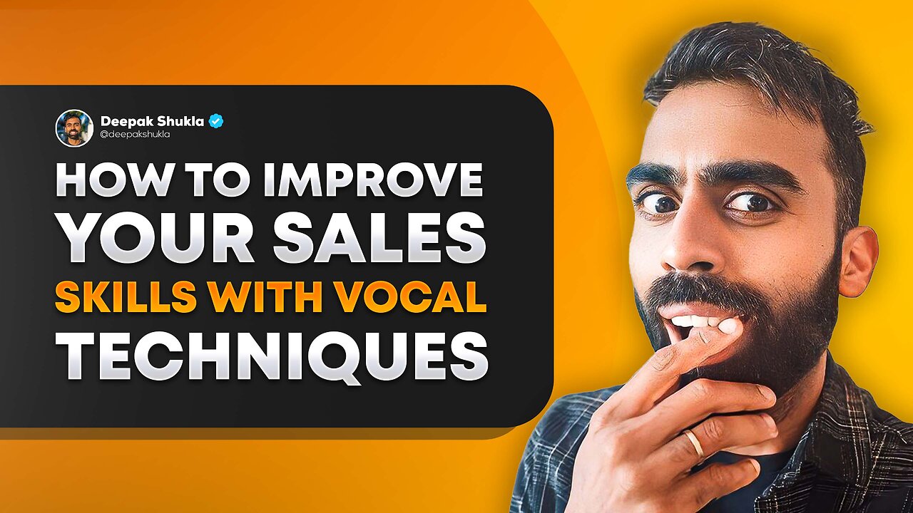 How To Improve Your Sales Skills With Vocal Techniques