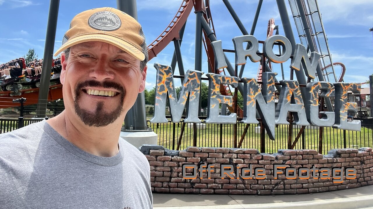 IRON MENACE at DORNEY PARK, Dorneyville, Pennsylvania, USA [Off Ride Footage]