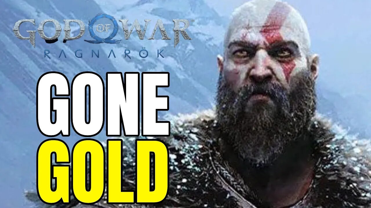 God Of War Ragnarok Has GONE GOLD - No Delay Coming