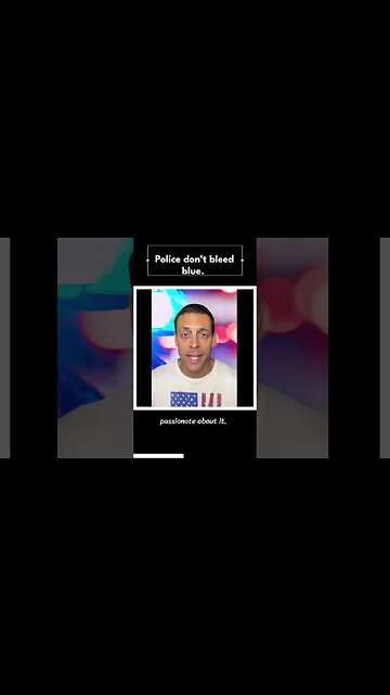 Advice to rookie police, the job is not you. #youtubeshorts