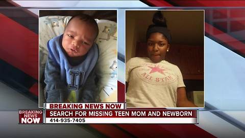 Milwaukee police looking for missing teen mom and newborn